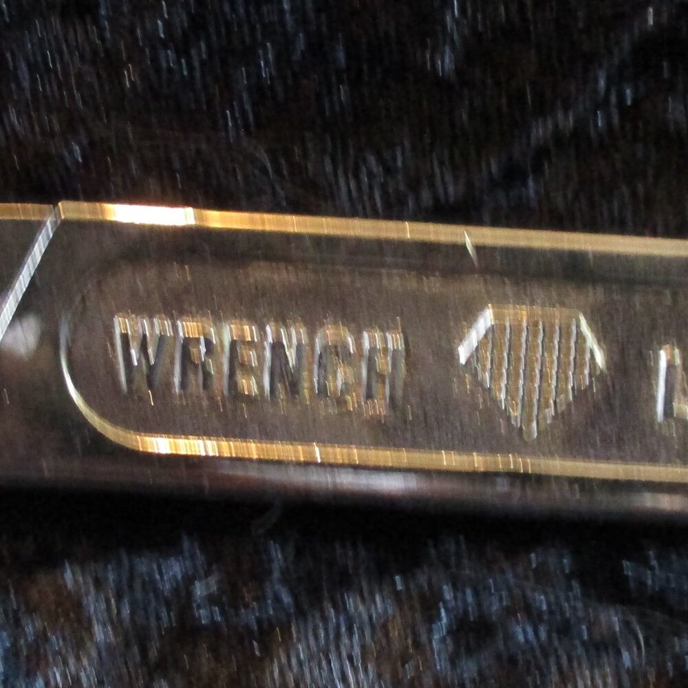 Vintage Refillable Butane Novelty Crescent Shaped Wrench Lighter (Empty)